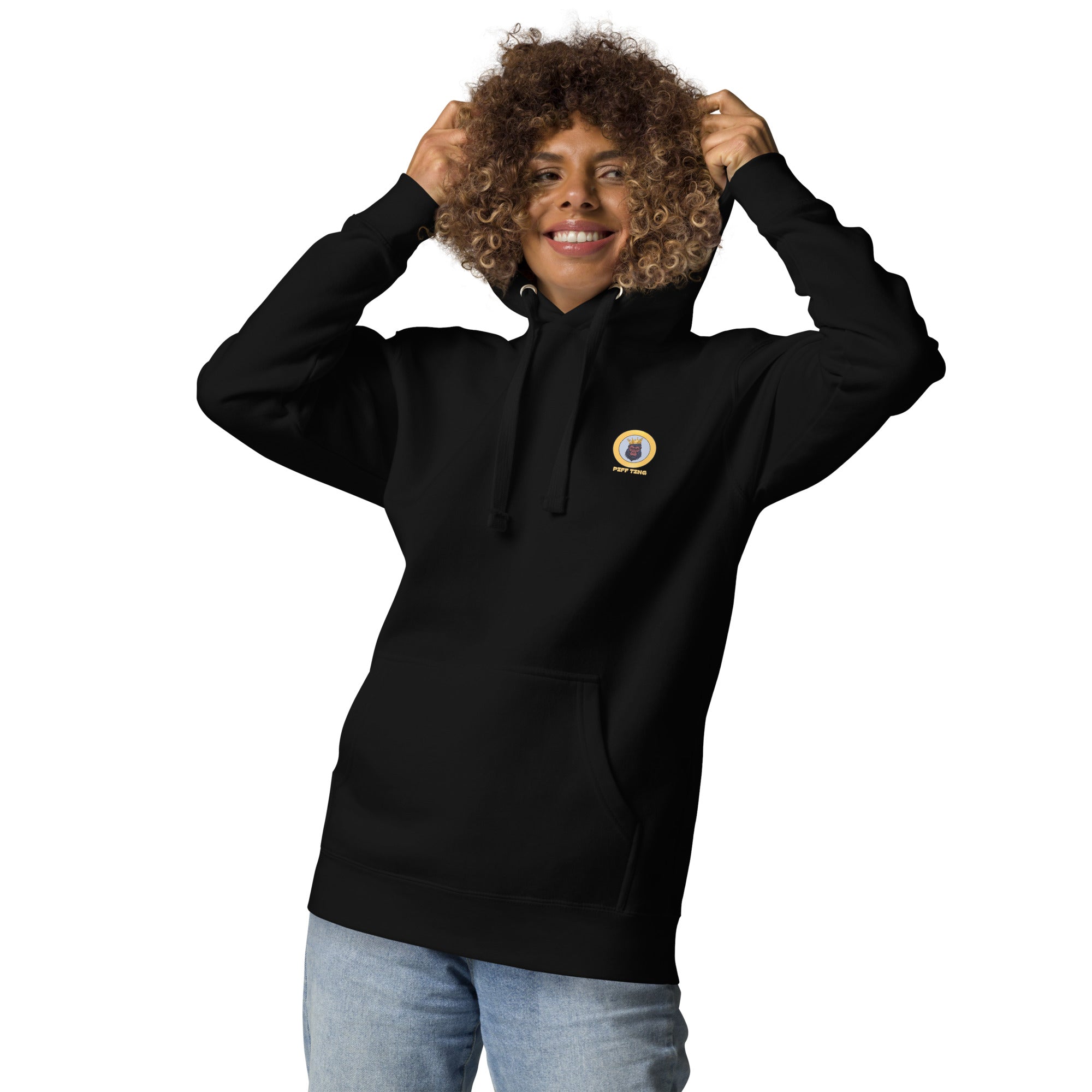 Pullover Hoodie W/ Dino Design – Piff Ting